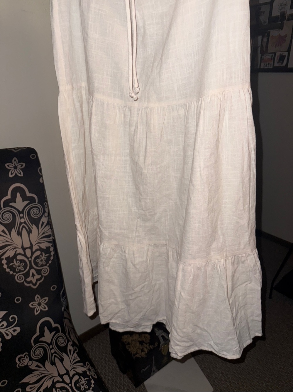 Shade & Shore Cream Strapless Maxi - Picture 5 of 5